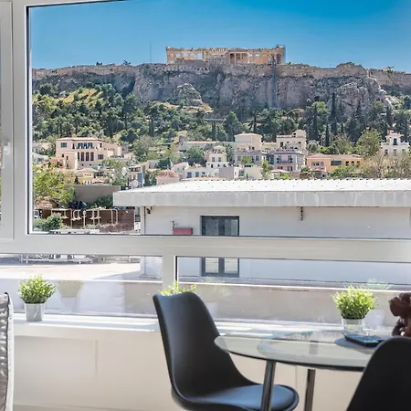 Stylish Studio: Acropolis View In Monastiraki Sq. Athens Exterior photo