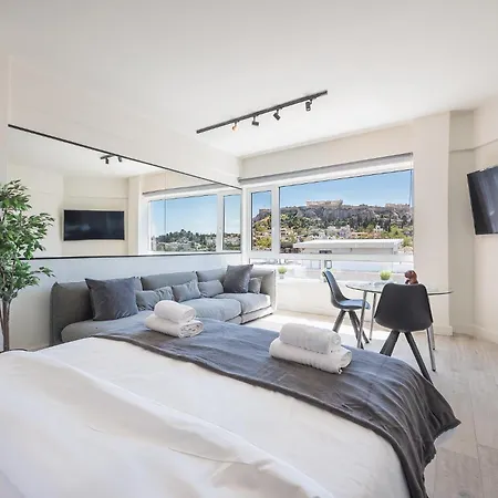 Stylish Studio: Acropolis View In Monastiraki Sq. Athens Exterior photo
