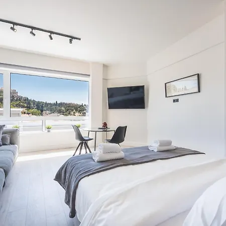Stylish Studio: Acropolis View In Monastiraki Sq. Athens Exterior photo