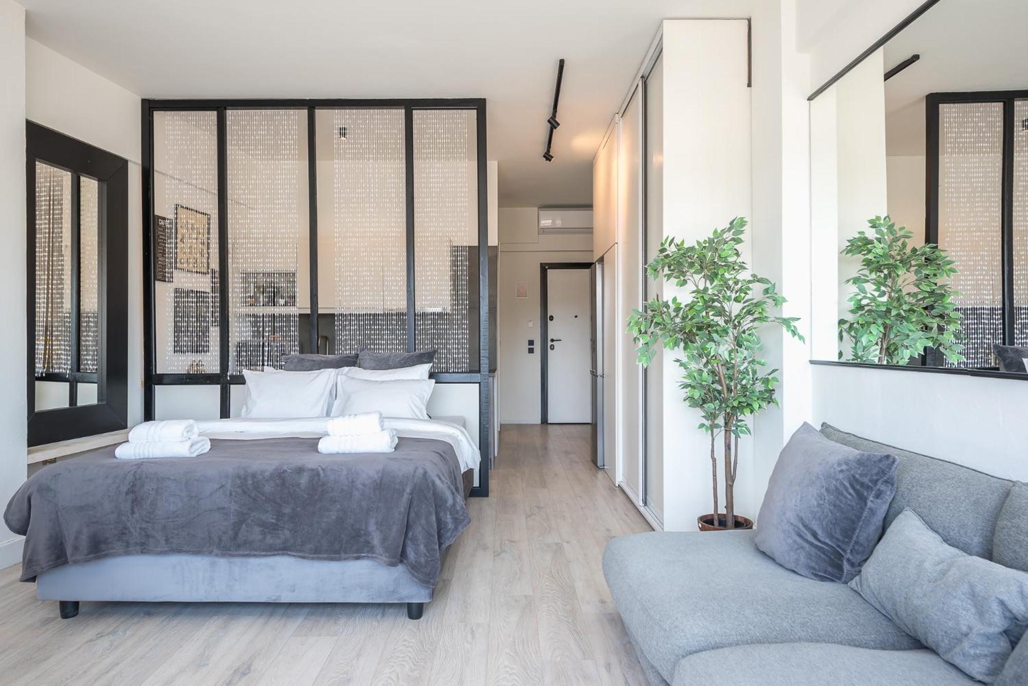 Stylish Studio: Acropolis View In Monastiraki Sq. 公寓 *