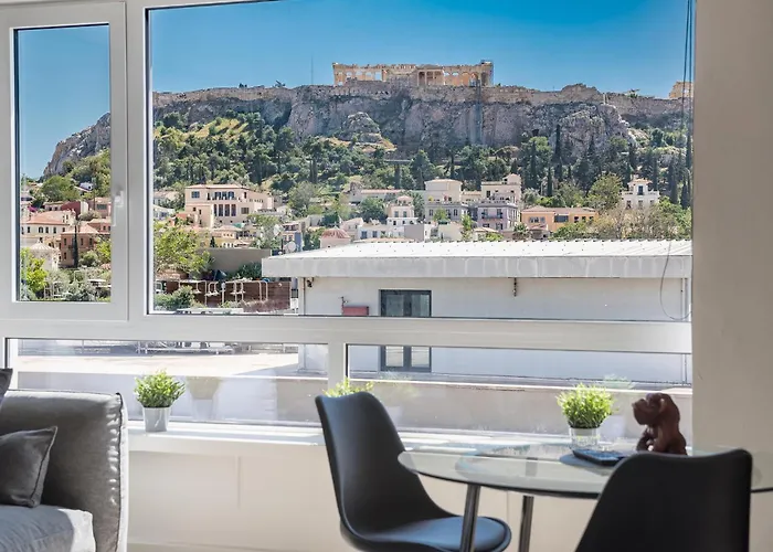 Stylish Studio: Acropolis View In Monastiraki Sq.