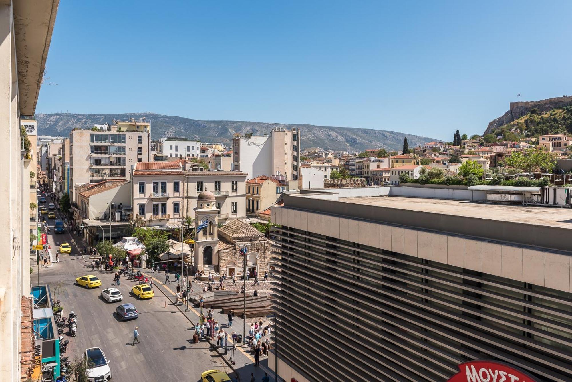 Apartment Stylish Studio: Acropolis View In Monastiraki Sq.
